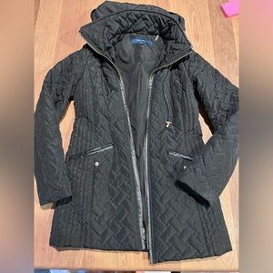 Cole Haan Black Quilted Puffer Jacket